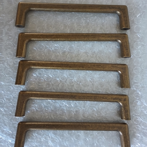 5PCS- 5" Brass Center Bar Pull - Picture 4 of 5